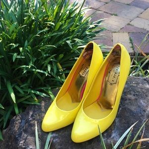 Yellow Ted Baker heels